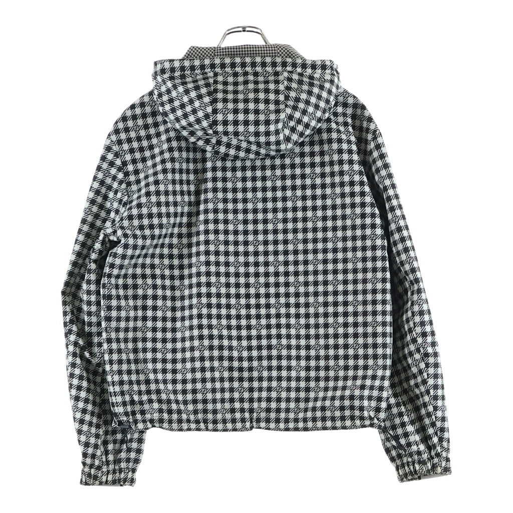 FENDI(フェンディ) ZUCCA REVERSIBLE JACKET ズッカ ドット 千鳥格子 リバーシブル ジャケット グレー FAA865