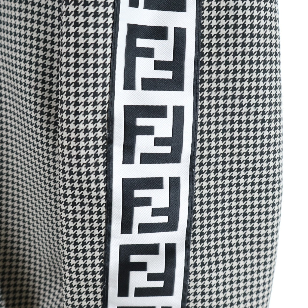 FENDI(フェンディ) ZUCCA REVERSIBLE JACKET ズッカ ドット 千鳥格子 リバーシブル ジャケット グレー FAA865