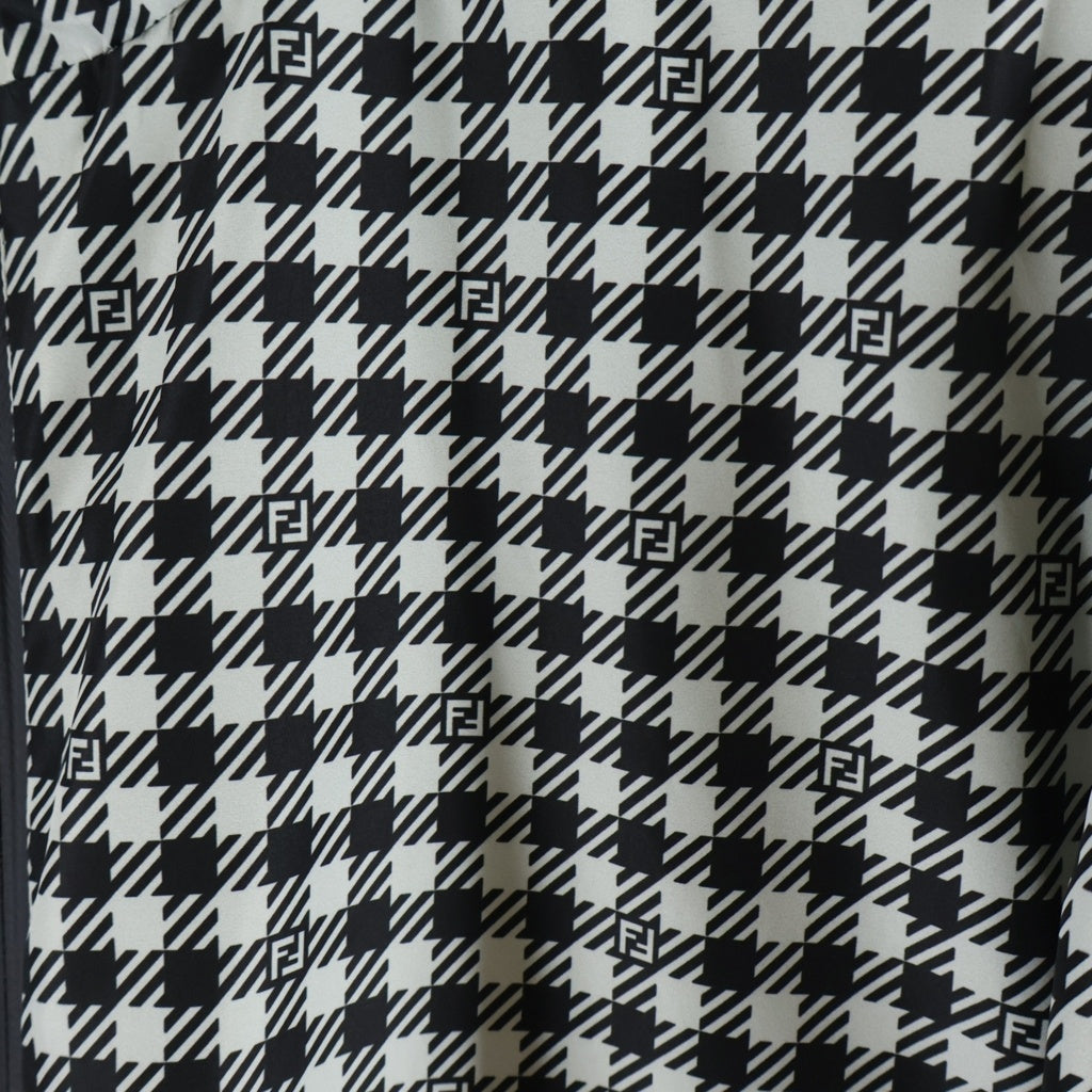 FENDI(フェンディ) ZUCCA REVERSIBLE JACKET ズッカ ドット 千鳥格子 リバーシブル ジャケット グレー FAA865