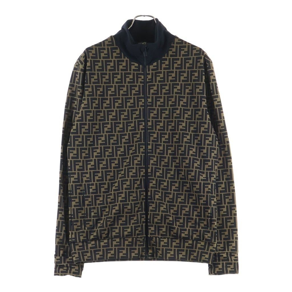 FENDI(フェンディ) ZUCCA ZIP UP JACKET ズッカ ジップアップブルゾンジャケット ブラウン FAF523