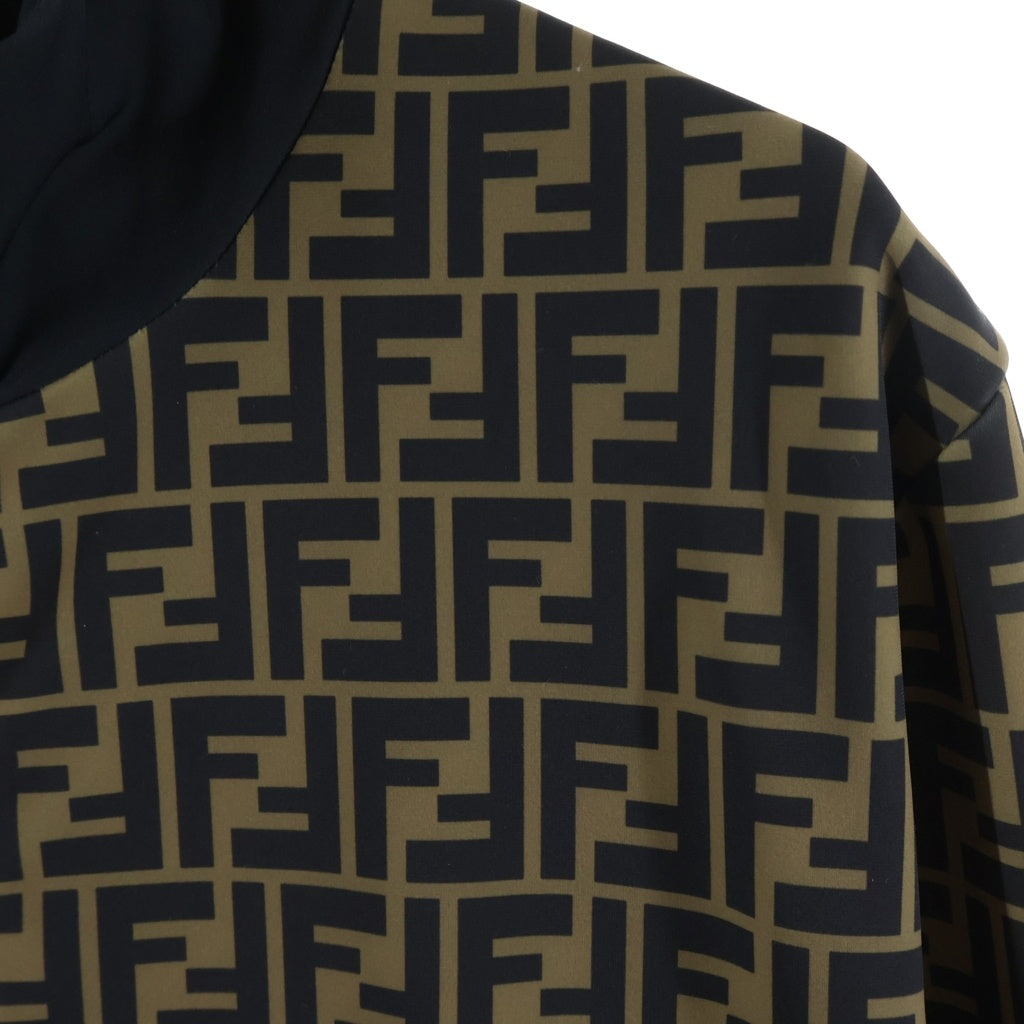 FENDI(フェンディ) ZUCCA ZIP UP JACKET ズッカ ジップアップブルゾンジャケット ブラウン FAF523