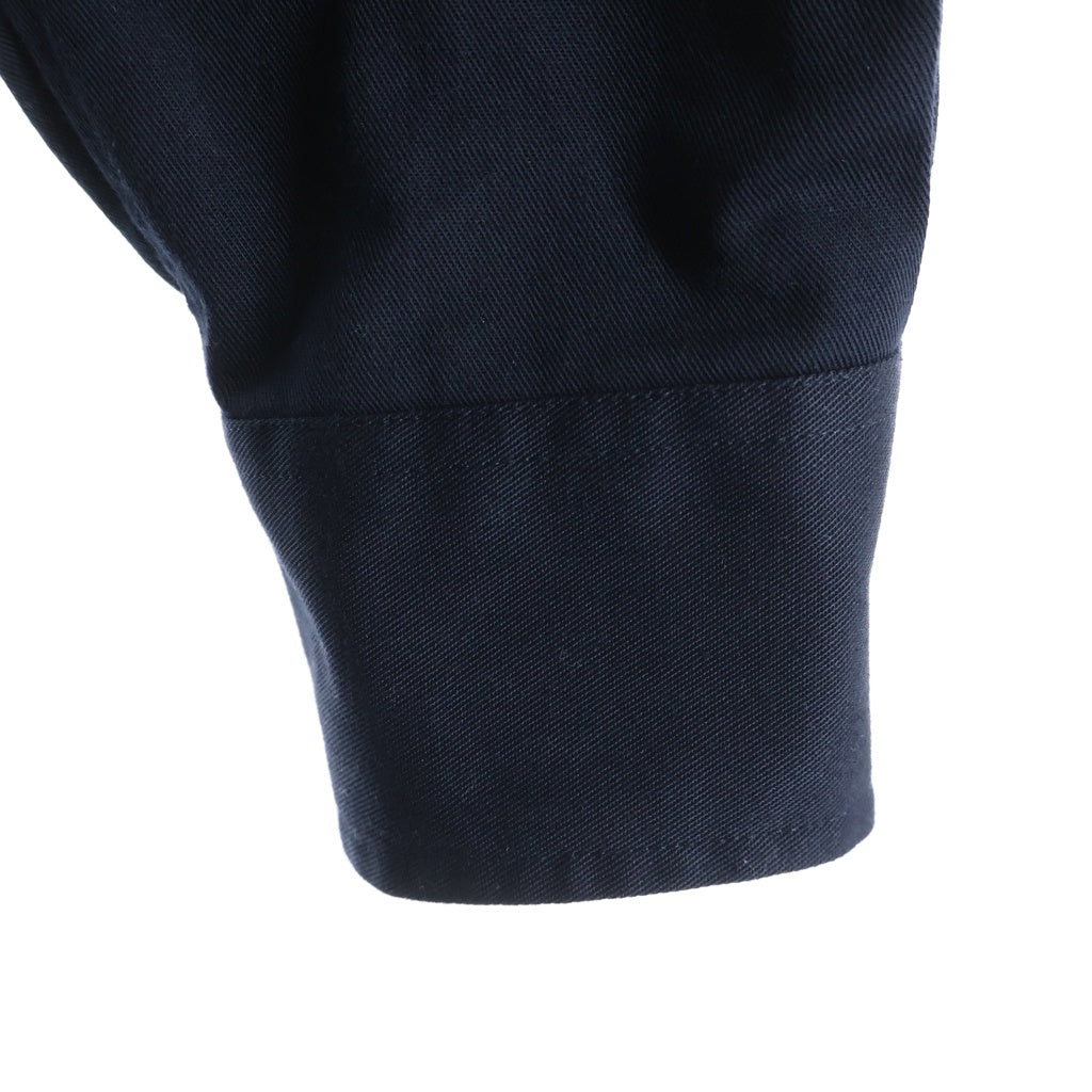 MARNI(マルニ) 21SS キルティングフーデッド 長袖コットンシャツ ネイビー UA53TR460W