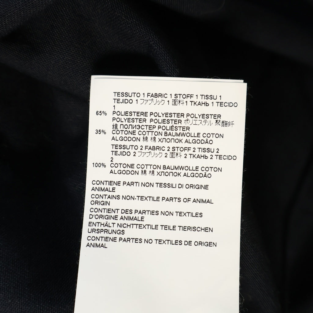 MARNI(マルニ) 21SS キルティングフーデッド 長袖コットンシャツ ネイビー UA53TR460W