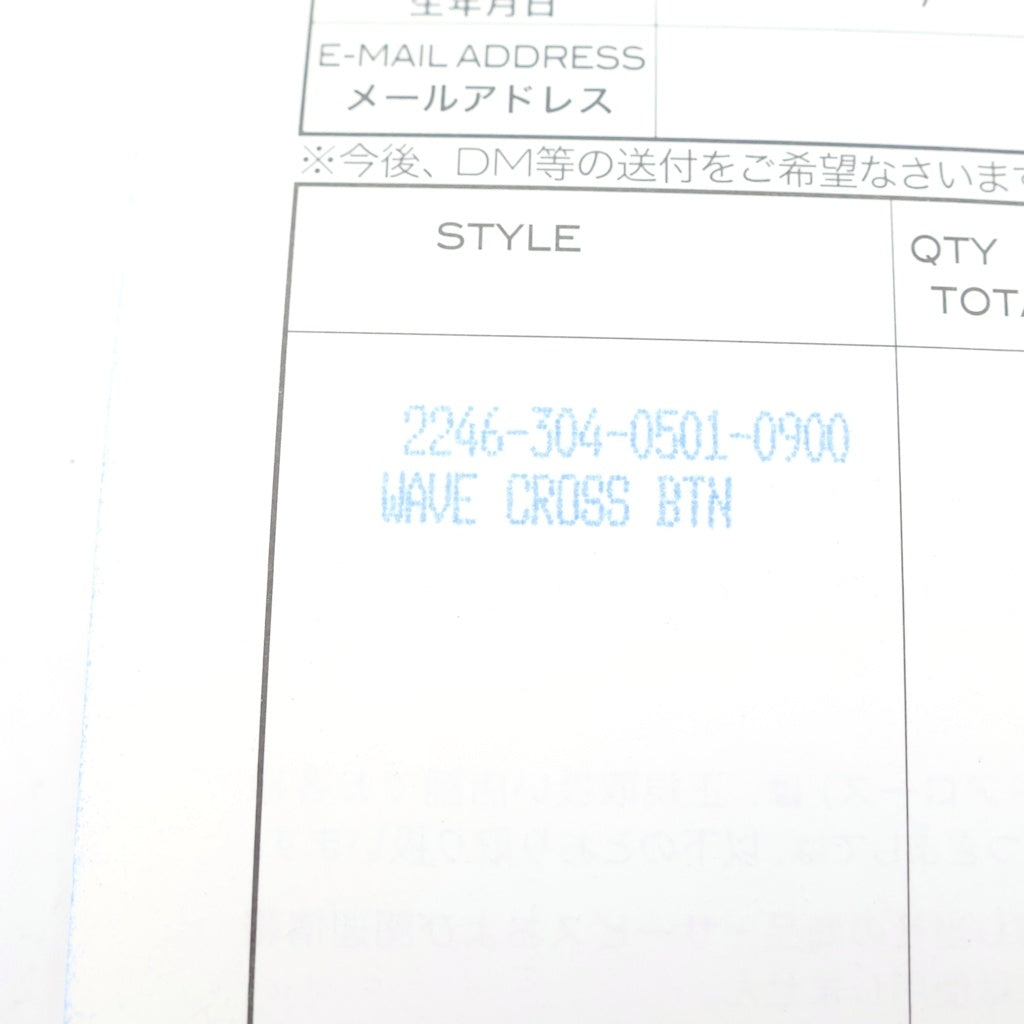 CHROME HEARTS(クロムハーツ) WAVE ウェーブ レザーウォレット 財布 ブラック