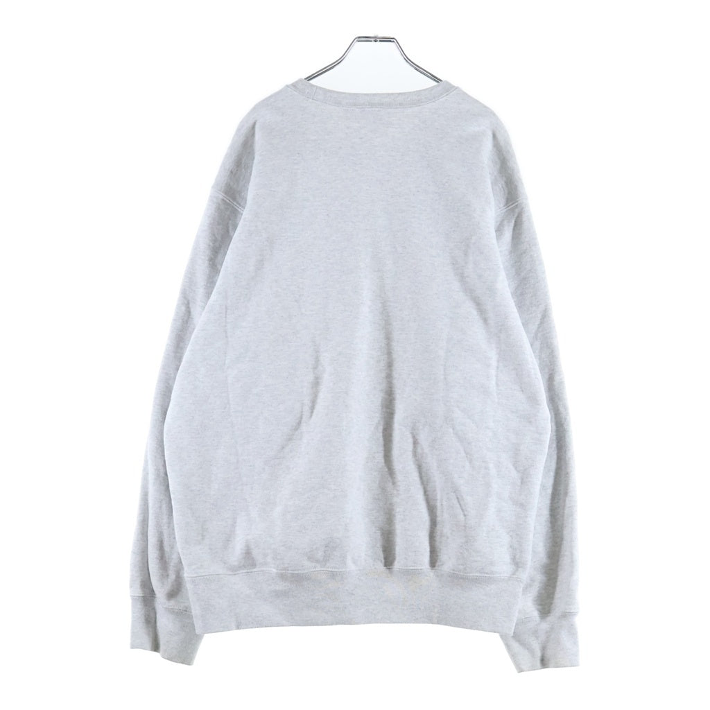 SUPREME(シュプリーム) 25AW Small Box Crewneck スモールボックスクルーネック長袖スウェットトレーナー グレー