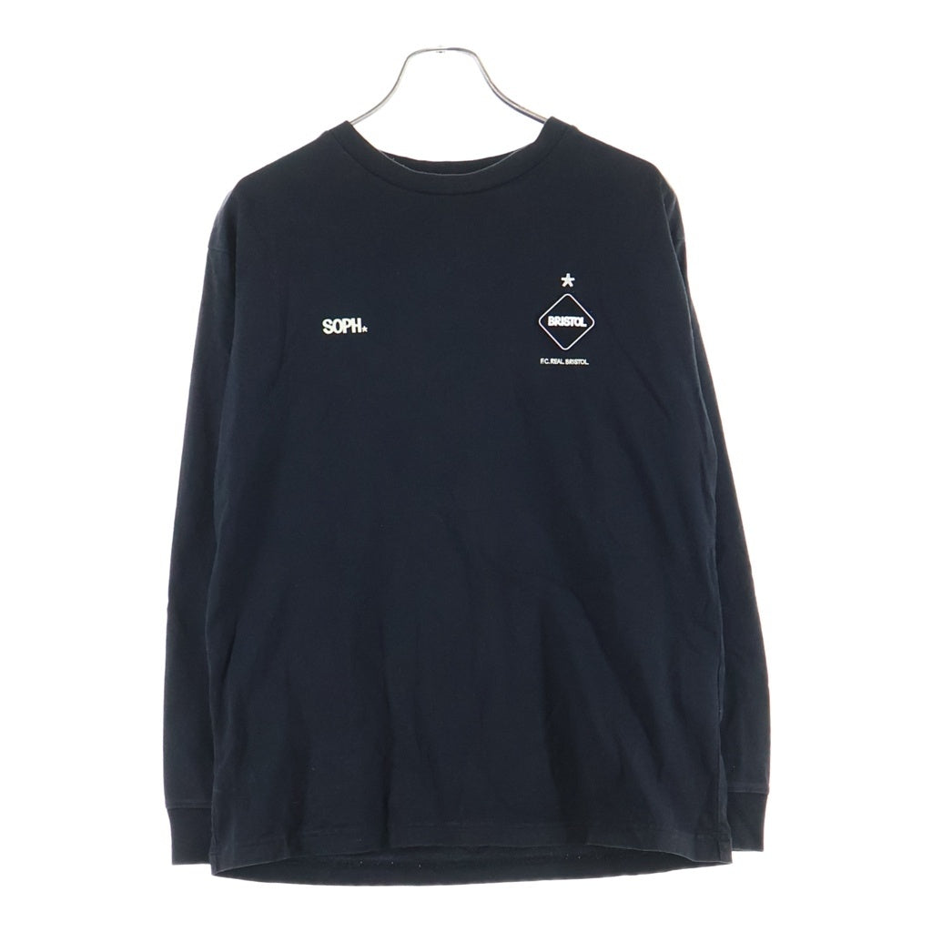 F.C.R.B./F.C.Real Bristol/FCRB(エフシーアールビー/エフシーレアルブリストル) 25AW ×ERIC HAZE EMBLEM L/S TEE バックプリント クルーネック長袖Tシャツカットソー FCRB-252156