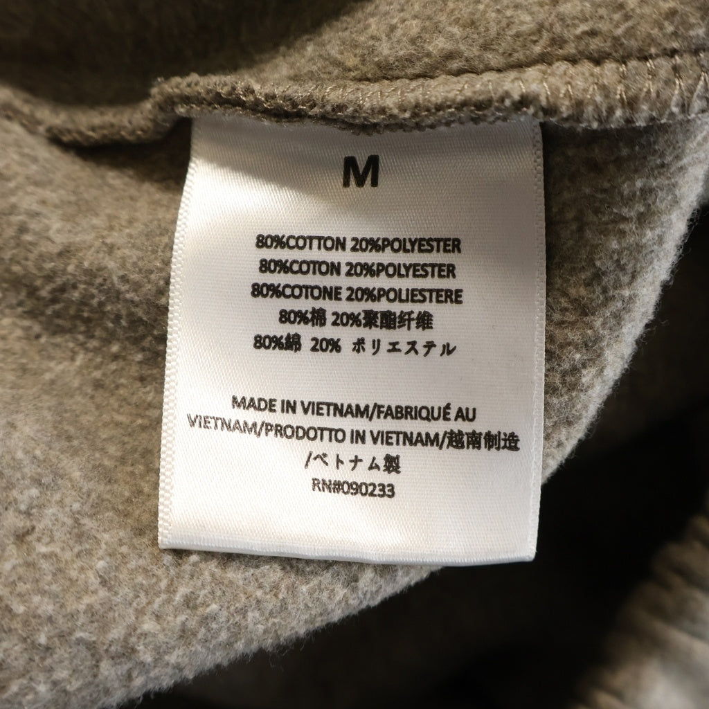 FEAR OF GOD ESSENTIALS(フィアオブゴッド エッセンシャルズ) フロントラバーロゴプリント ウエストドローコードスウェットパンツ チャコール