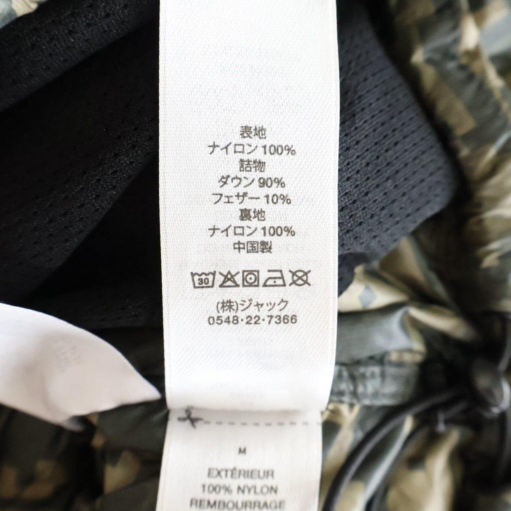 STUSSY(ステューシー) MICRO RIPSTOP DOWN JACKET マイクロリップストップ ジェットデジタルカモ ダウンジャケット カーキ 115877