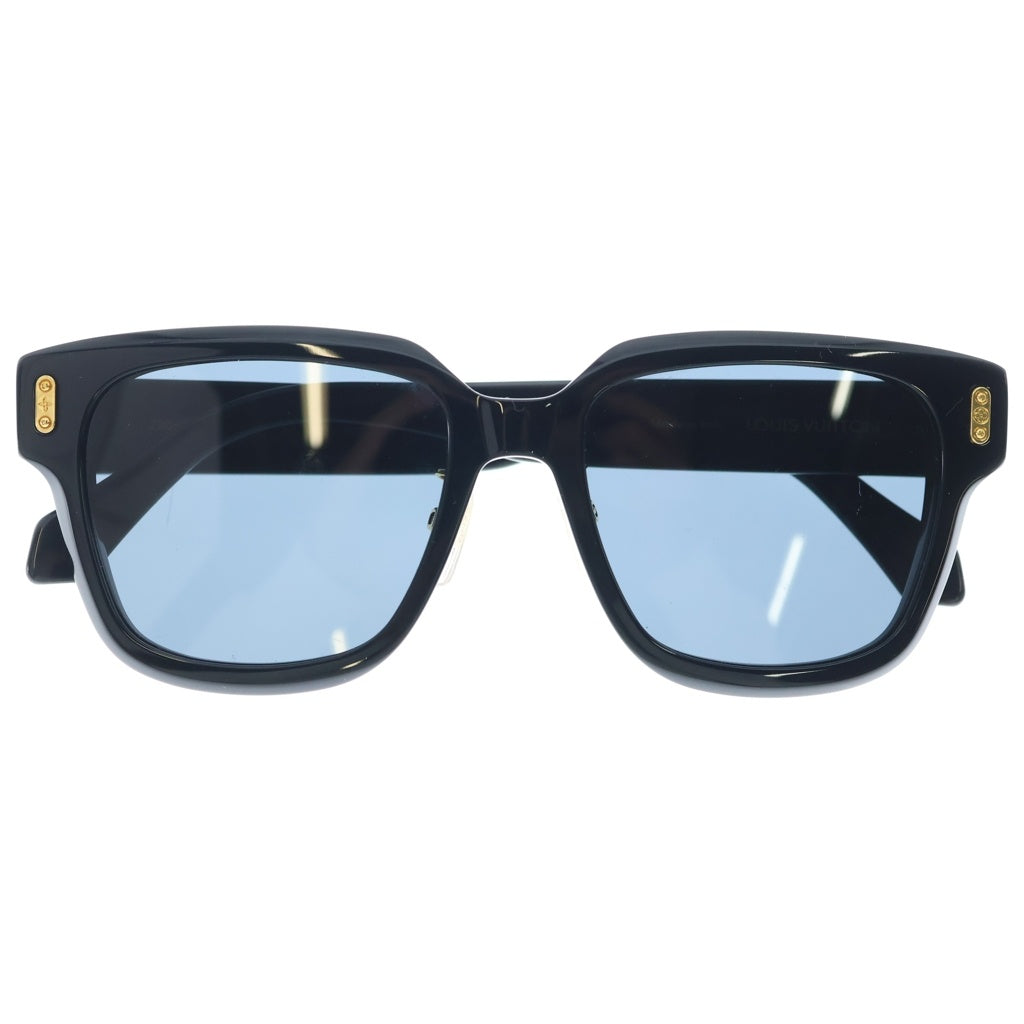 LOUIS VUITTON(ルイヴィトン) コンフィデンス スクエア サングラス アイウェア メガネ 54□18 150 ブラック Z2063U