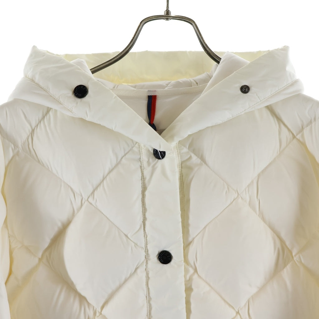 MONCLER(モンクレール) 23AW ARVOUIN アルヴワン ダイヤキルティング ショートダウンジャケット ホワイト レディース I20931A00198