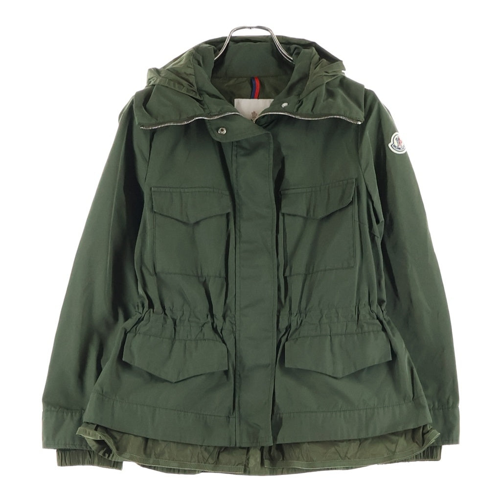 MONCLER(モンクレール) ECLAIR スプリング ナイロンフーデッドジップアップジャケット カーキ レディース C10934601985 57136