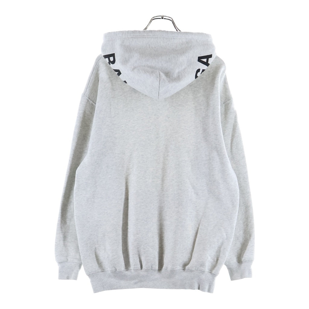 BALENCIAGA(バレンシアガ) 17AW フードロゴプルオーバーパーカー グレー TYK45 520489
