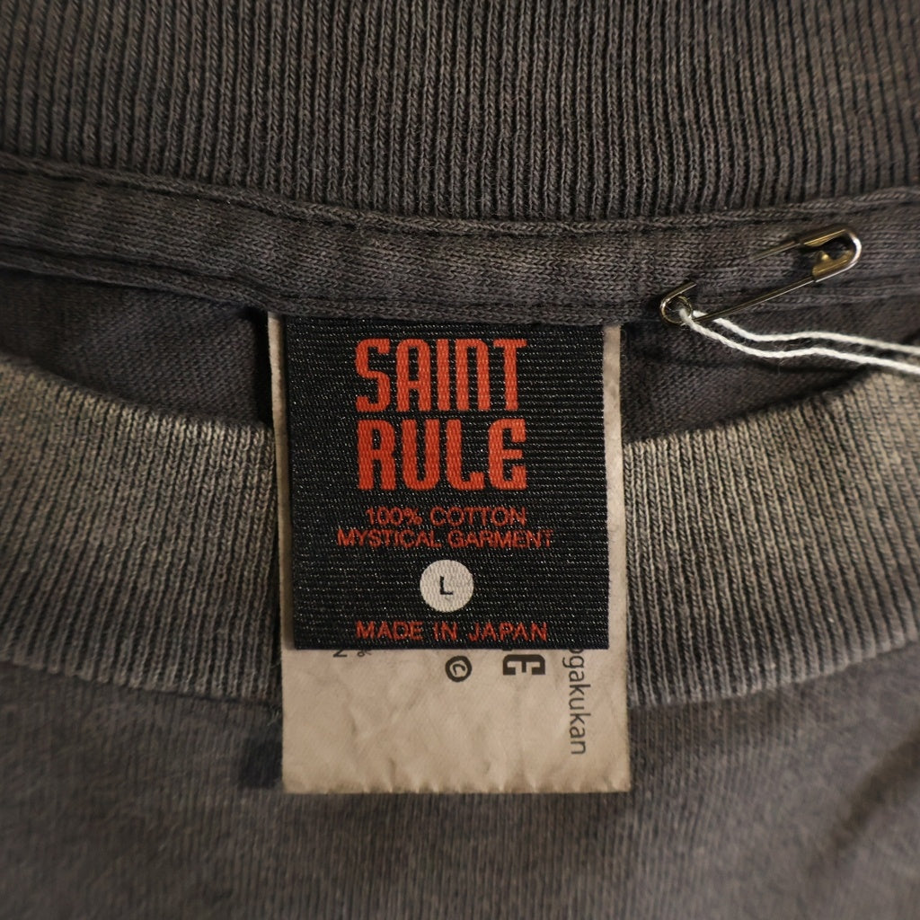 SAINT MICHAEL(セントマイケル) 26AW× 鉄コン筋クリート × GEEKS RULE / 鉄コン筋クリート_SS T-SHIRT クルーネック半袖Tシャツカットソー ブラック SM-MK1-0000-C81