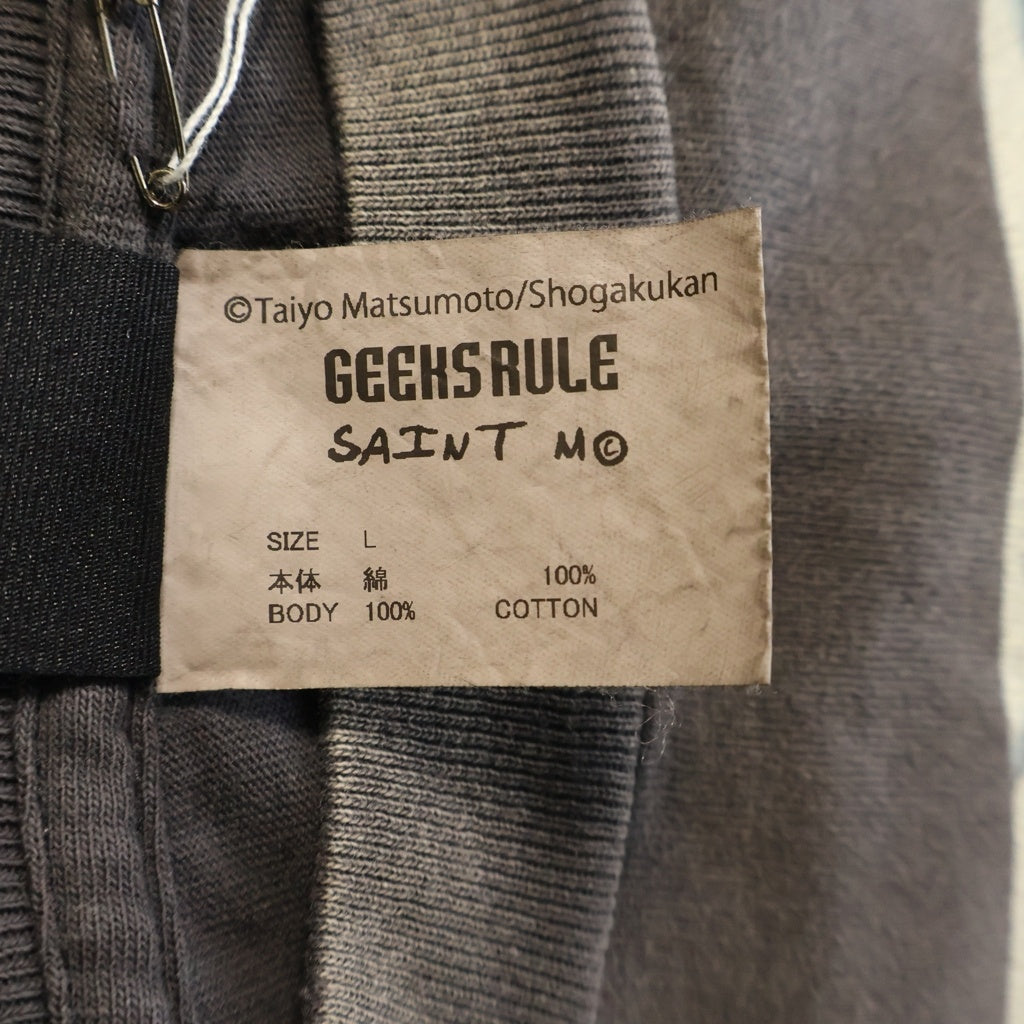 SAINT MICHAEL(セントマイケル) 26AW× 鉄コン筋クリート × GEEKS RULE / 鉄コン筋クリート_SS T-SHIRT クルーネック半袖Tシャツカットソー ブラック SM-MK1-0000-C81