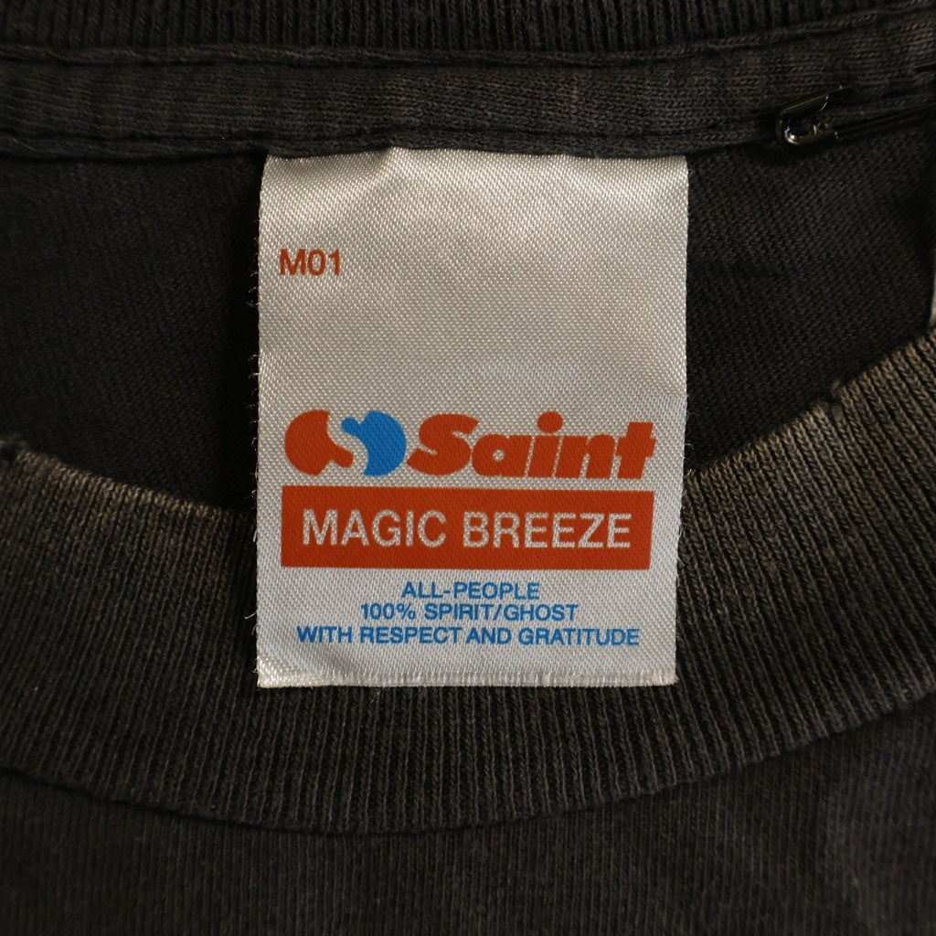SAINT MICHAEL(セントマイケル) 26AW× CHUCKY SS T-SHIRT クルーネック半袖Tシャツカットソー ブラック SM-MK1-0000-C67