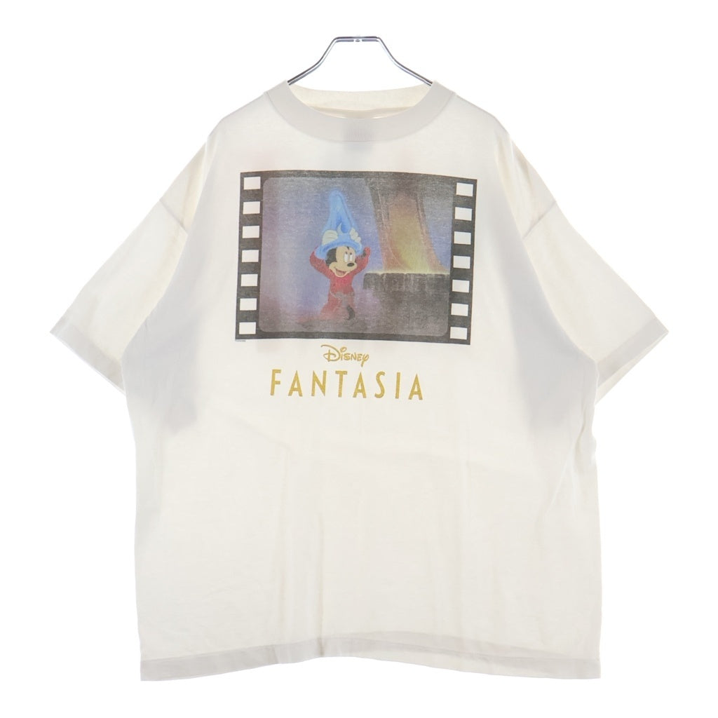SAINT MICHAEL(セントマイケル) 26AW DSNY SS T-SHIRT/FANTASIA クルーネック半袖Tシャツカットソー ホワイト SM-MK1-0000-C86