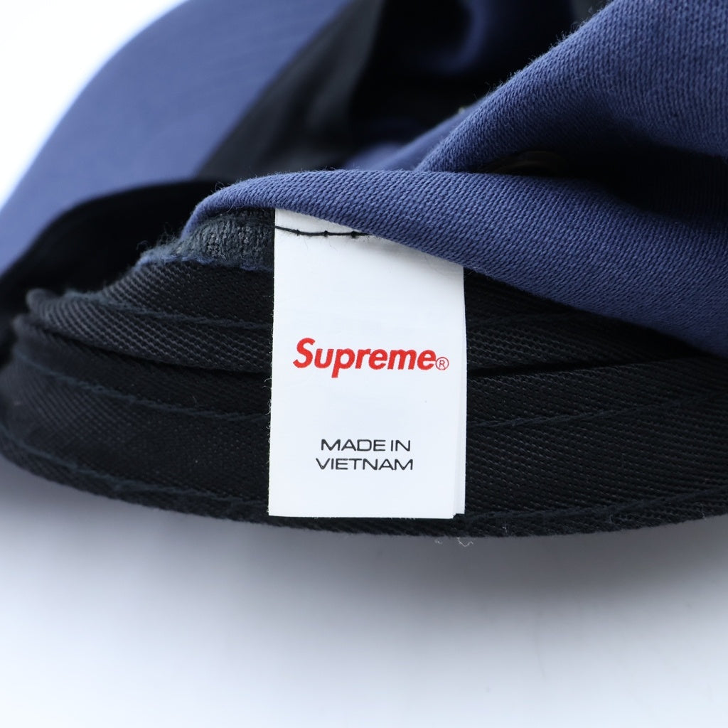 SUPREME(シュプリーム) 23AW Military Camp Cap ミリタリーキャンプキャップ ボックスロゴ キャップ 帽子 ネイビー