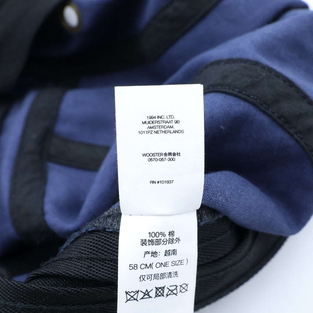 SUPREME(シュプリーム) 23AW Military Camp Cap ミリタリーキャンプキャップ ボックスロゴ キャップ 帽子 ネイビー