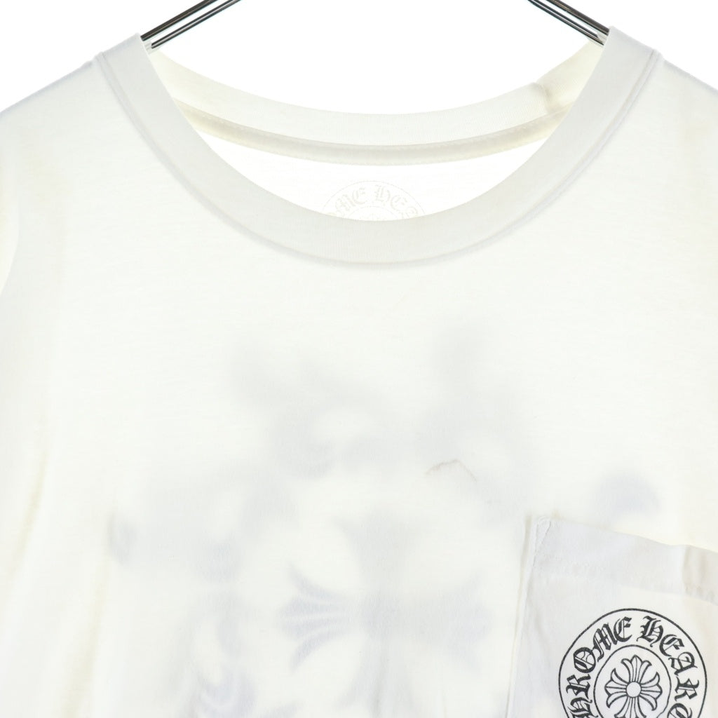 CHROME HEARTS(クロムハーツ) OLD CH T-SHIRT エクスクルーシブ ホノルル ホースシュー 半袖Tシャツ カットソー 両面プリント