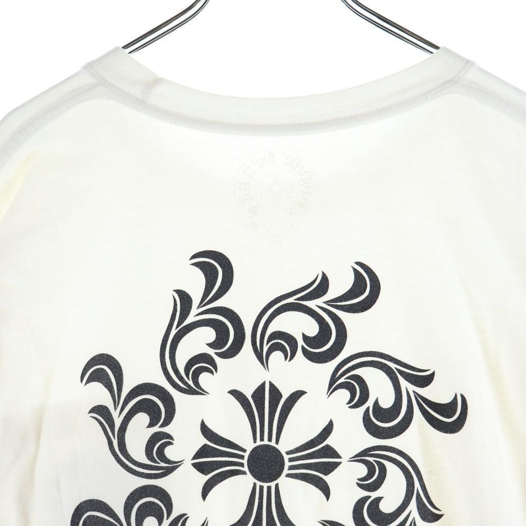 CHROME HEARTS(クロムハーツ) OLD CH T-SHIRT エクスクルーシブ ホノルル ホースシュー 半袖Tシャツ カットソー 両面プリント