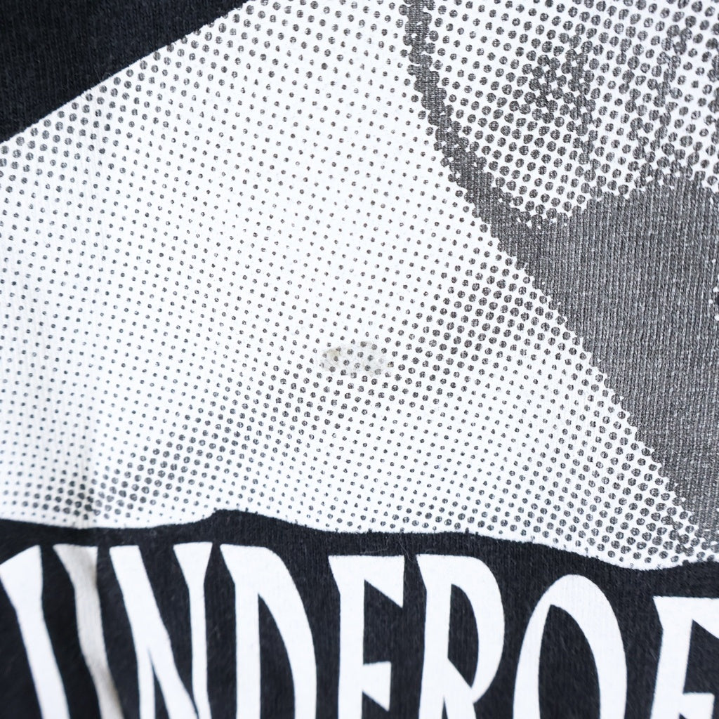 OFF-WHITE(オフホワイト) 19AW ×UNDERCOVER Split Box Logo アンダーカバー スプリットボックスロゴ クルーネック半袖Tシャツカットソー ブラック OMAA061G19877011