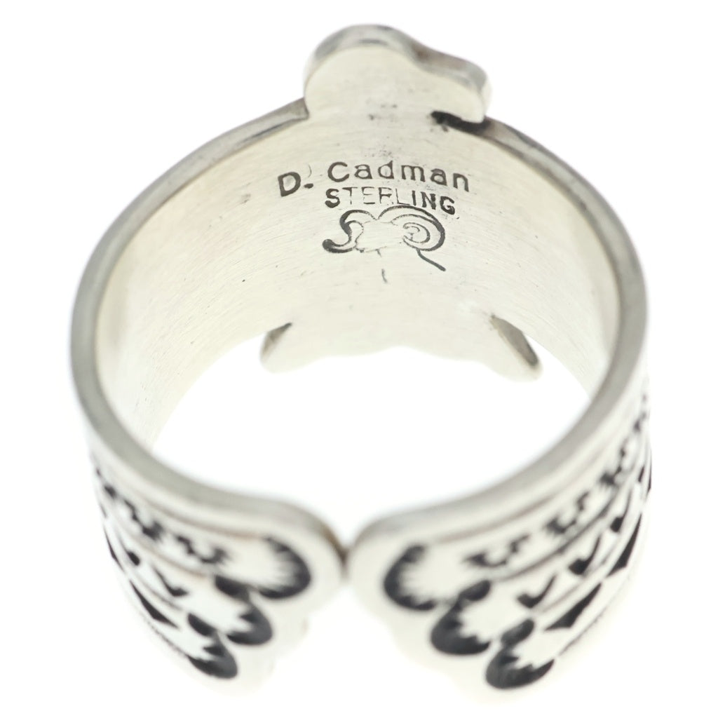 INDIAN JEWELRY(インディアンジュエリー) NAVAJO Darrell Cadman STERLING製 ナバホ族 ダレル キャドマン スターリング サンダーバードリング 指輪 シルバー
