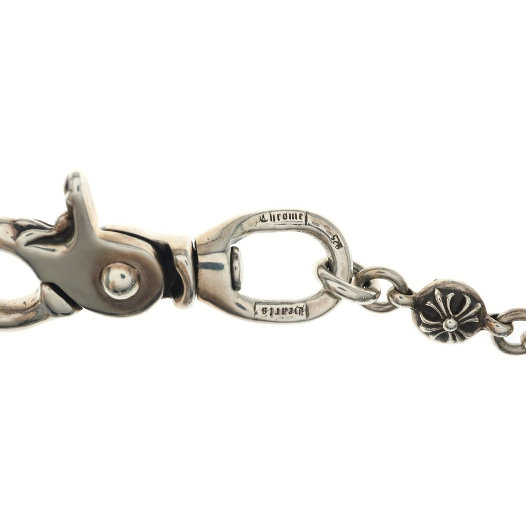 CHROME HEARTS(クロムハーツ) 1BALL SHORT-T/2クリップショート#1クロスボール ウォレットチェーン シルバー BCA062