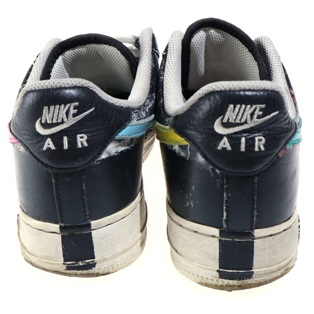 NIKE(ナイキ) ×Peaceminusone AIR FORCE 1 LOW PARA NOISE AQ3692-004 ×ピースマイナスワン エアフォース1パラノイズ レザーローカットスニーカー ブラック US10/28cm