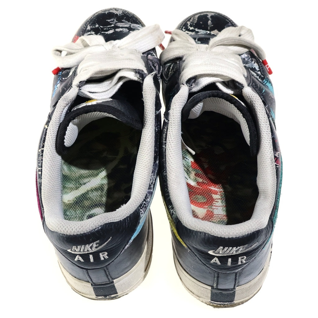 NIKE(ナイキ) ×Peaceminusone AIR FORCE 1 LOW PARA NOISE AQ3692-004 ×ピースマイナスワン エアフォース1パラノイズ レザーローカットスニーカー ブラック US10/28cm