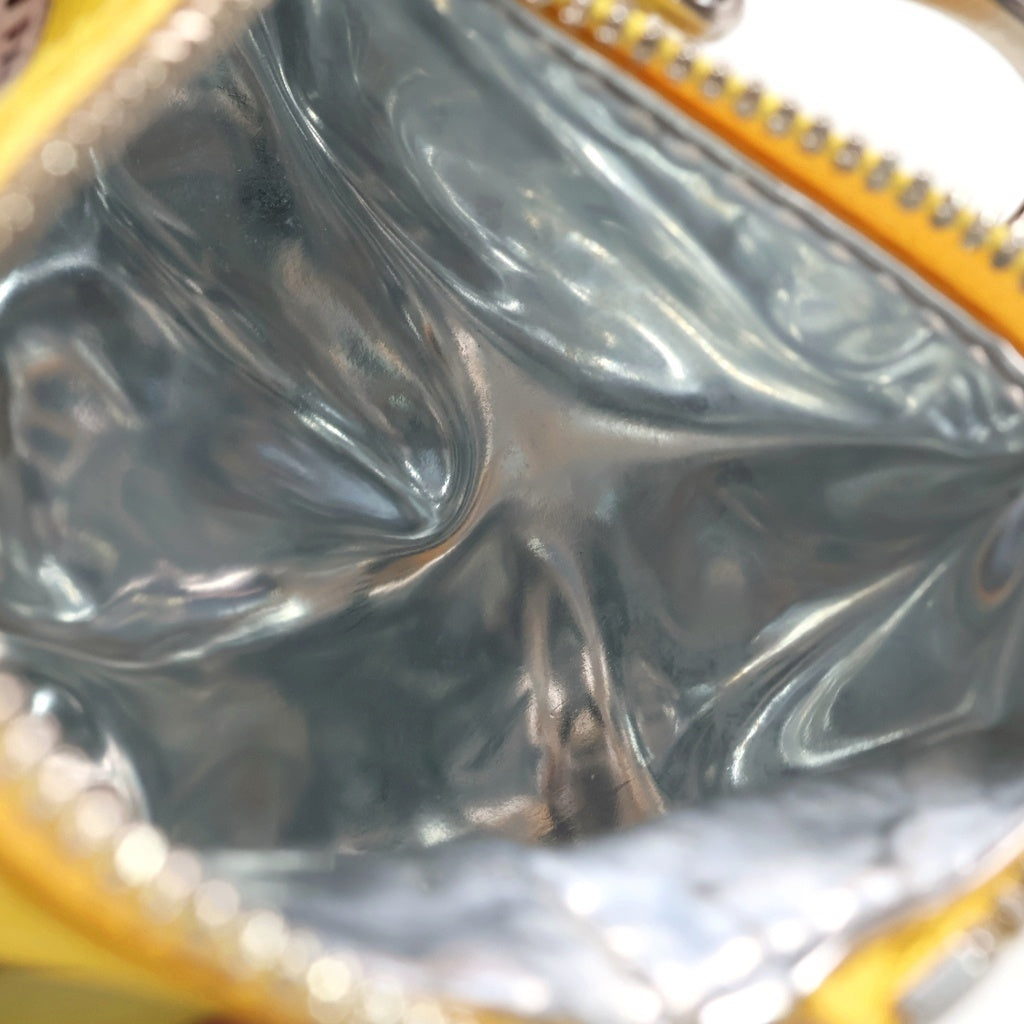 BALENCIAGA(バレンシアガ) キーリング Chips チャーム イエロー/シルバー レディース