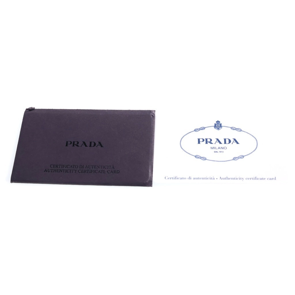PRADA(プラダ) Saffiano 三角ロゴプレート サフィアーノ レザー ロングウォレット 長財布 ブラック/ゴールド レディース
