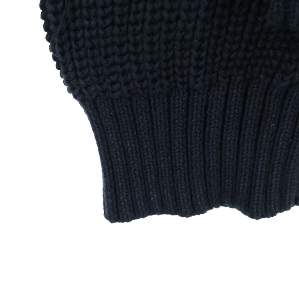 FUCKING AWESOME(ファッキンオーサム) LOVE YOU OVERDYED SWEATER フロントアートプリント ラブユーオーバーダイド クルーネック長袖コットンニットセーター ブラック