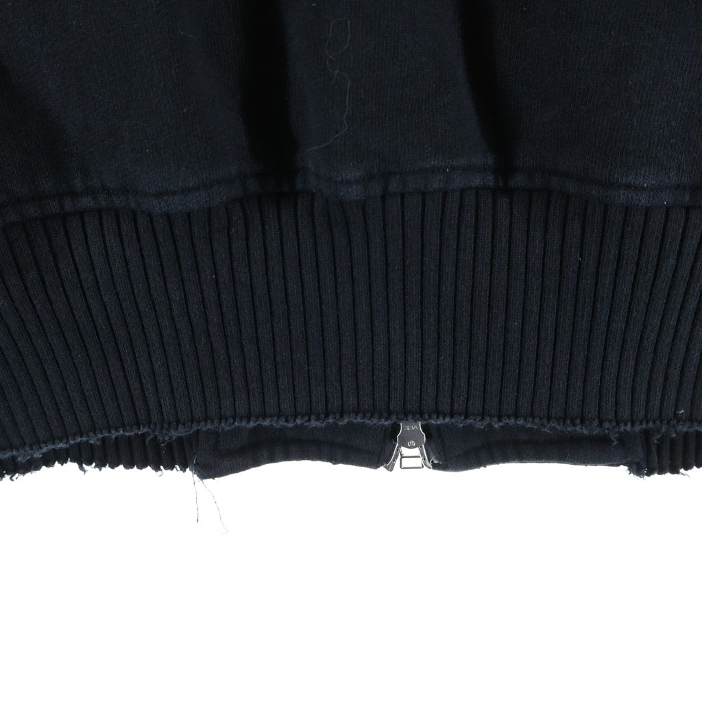 Perfect Ribs(パーフェクトリブス) Zip-up driver's knit ジップアップドライバーズスウェットジャケット ブラック