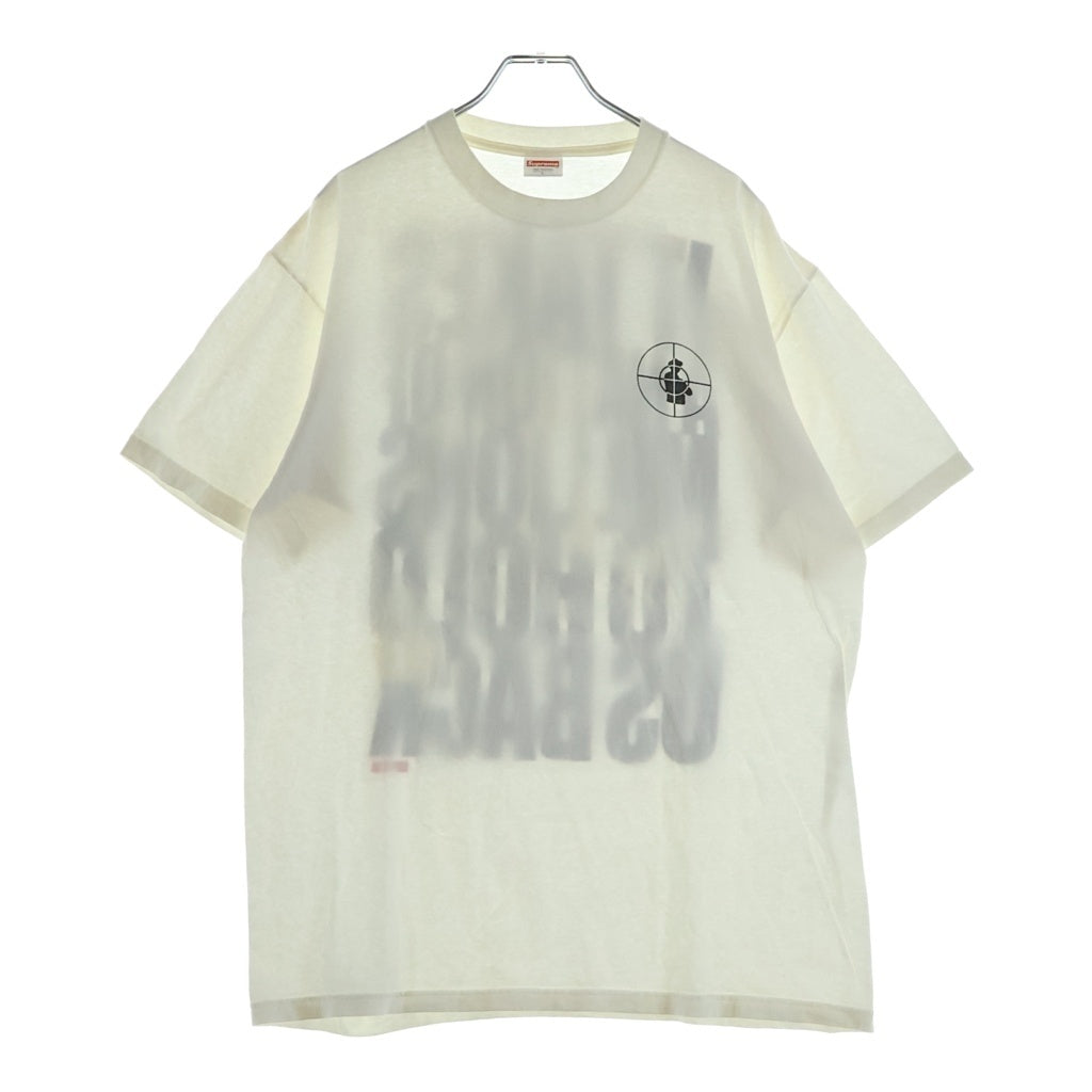 SUPREME(シュプリーム) 06SS Public Enemy Tee パブリック エネミー クルーネック半袖Tシャツカットソー ホワイト