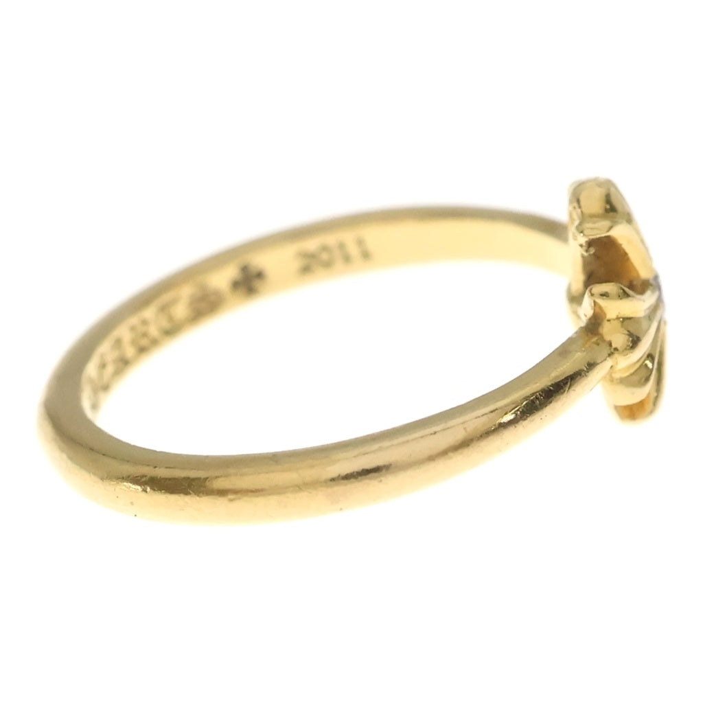 CHROME HEARTS(クロムハーツ) 22K BUBBLGM CH PLS DIA バブルガム プラス 1ダイヤ ゴールド リング