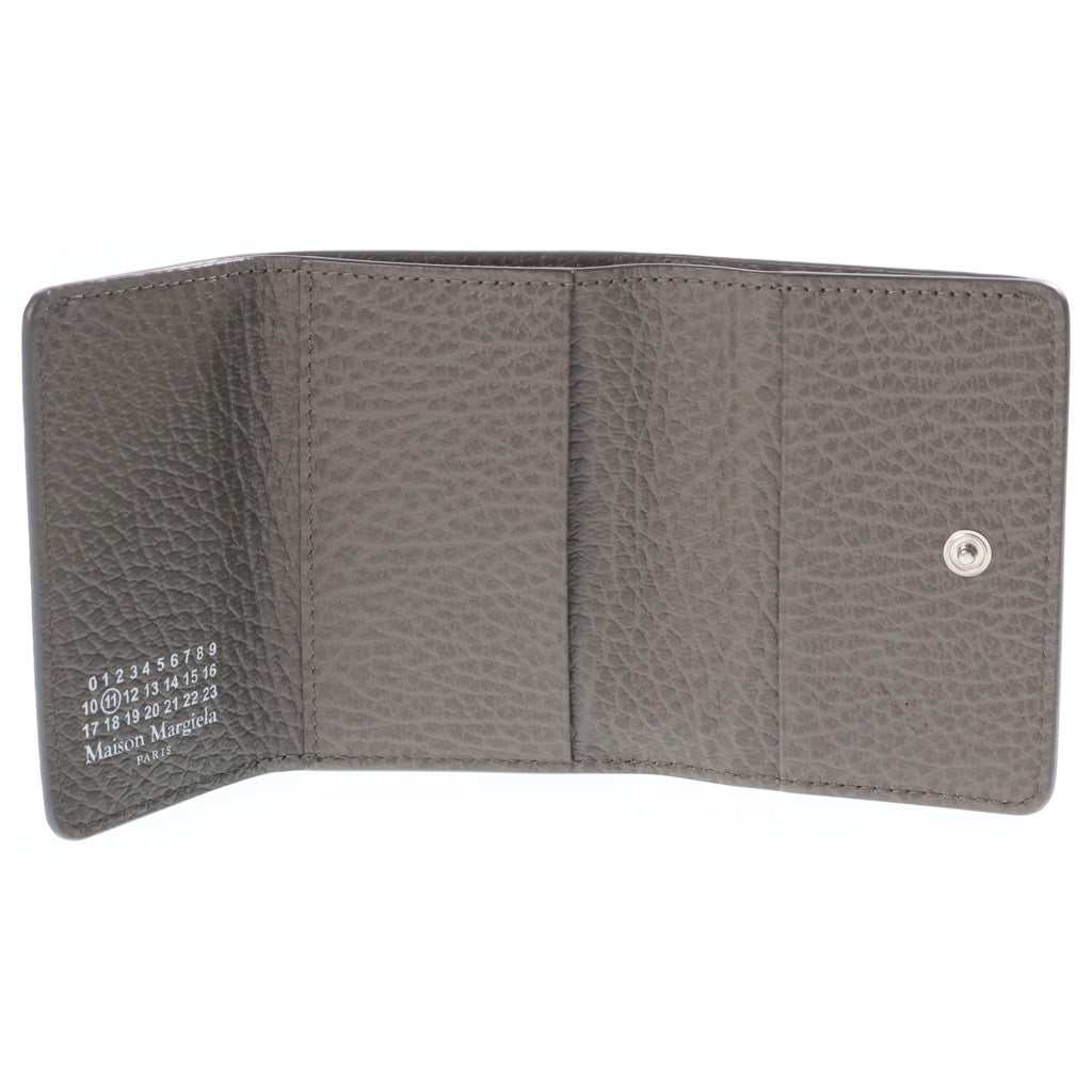 Maison Margiela(メゾンマルジェラ) 4ステッチ スリーフォールドコンパクトウォレット 3つ折り財布 ブラウン S36UI0416 レディース