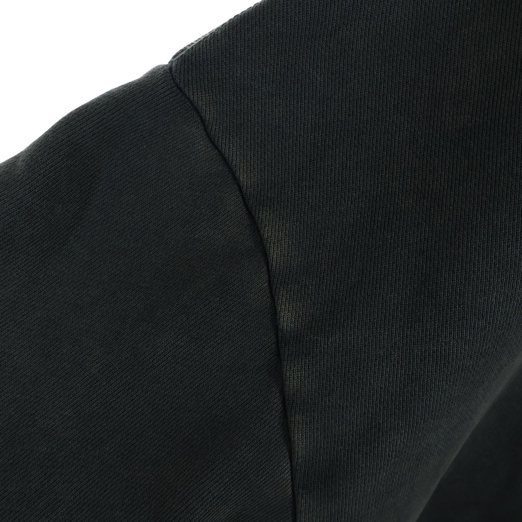 entire studios(エンタイア スタジオ) ETERNAL ZIP WASHED BLACK エターナル ジップ ウォッシュド加工 フルジップアップパーカー フーディー ブラック UNU-25-1003 PO00285