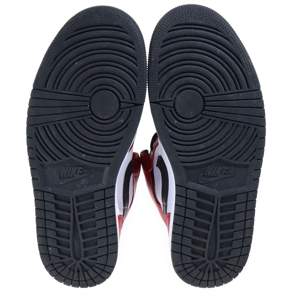 NIKE(ナイキ) Air Jordan 1 Mid Chicago Black Toe エアジョーダン1 ミッド シカゴ ブラックトゥ ハイカットスニーカー US9.5/27.5cm レッド 554724-069