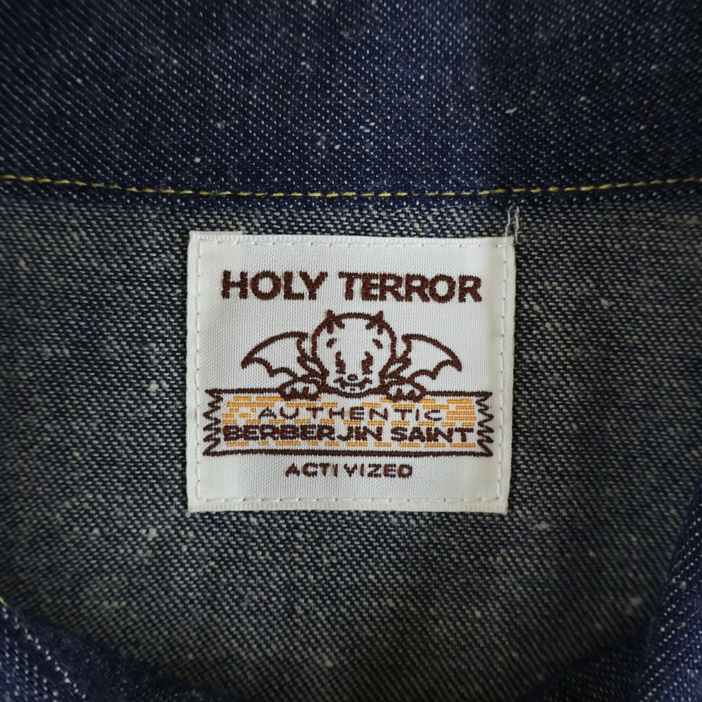 SAINT MICHAEL(セントマイケル) 26SS BerBerJin BBJ_DENIM SHIRT ベルベルジン リジットデニムシャツ インディゴ SM-MK8-0000-C43