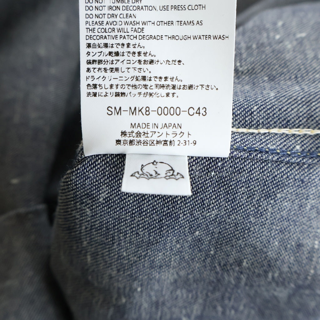 SAINT MICHAEL(セントマイケル) 26SS BerBerJin BBJ_DENIM SHIRT ベルベルジン リジットデニムシャツ インディゴ SM-MK8-0000-C43