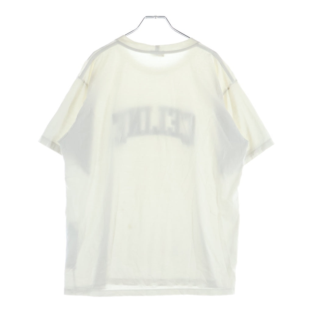 CELINE(セリーヌ) Logo Loose T-Shirts RX0AY671Q フロントルーズフリッキーロゴプリント クルーネック半袖Tシャツカットソー ホワイト