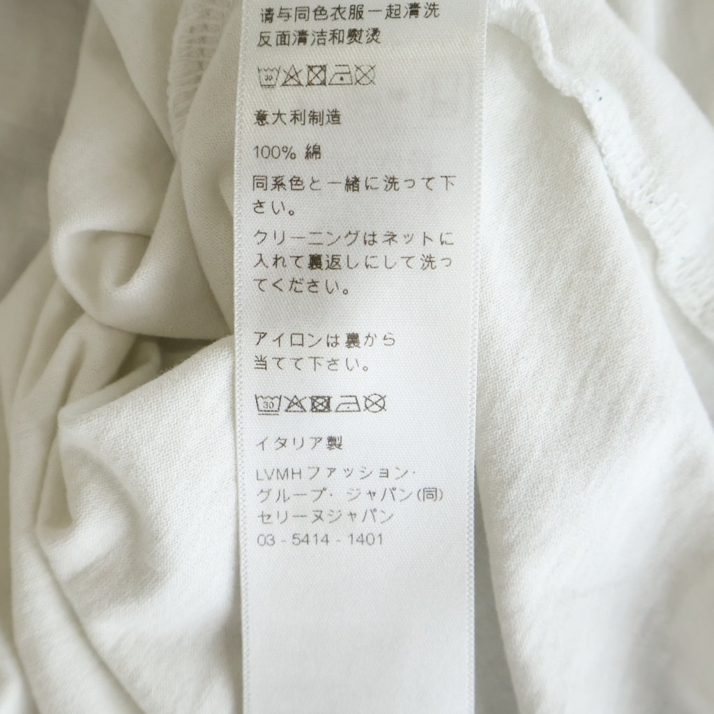 CELINE(セリーヌ) Logo Loose T-Shirts RX0AY671Q フロントルーズフリッキーロゴプリント クルーネック半袖Tシャツカットソー ホワイト