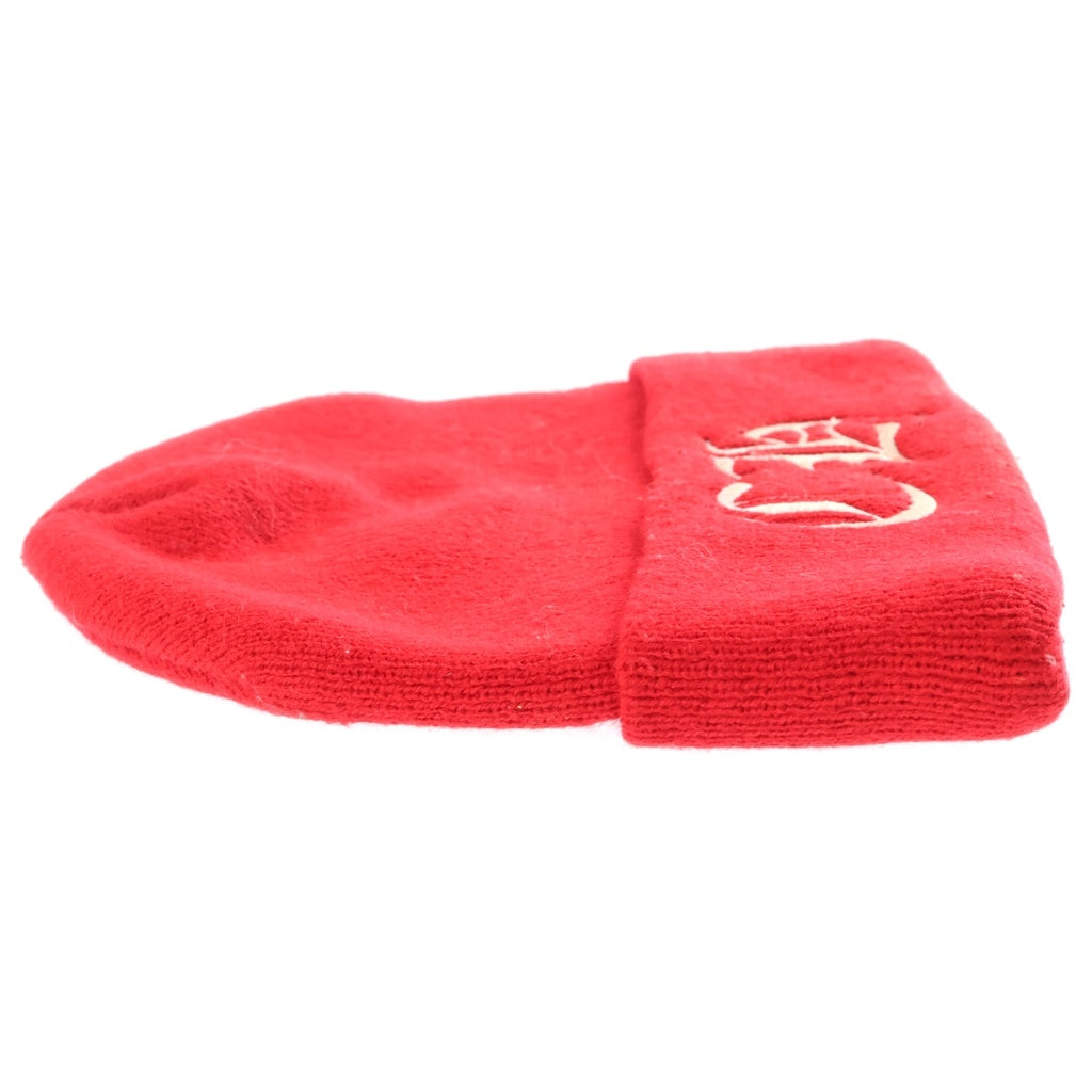 CHROME HEARTS(クロムハーツ) OLD ACRYL WATCH CAP オールド CHロゴ刺繍アクリルニットビーニー 帽子 レッド