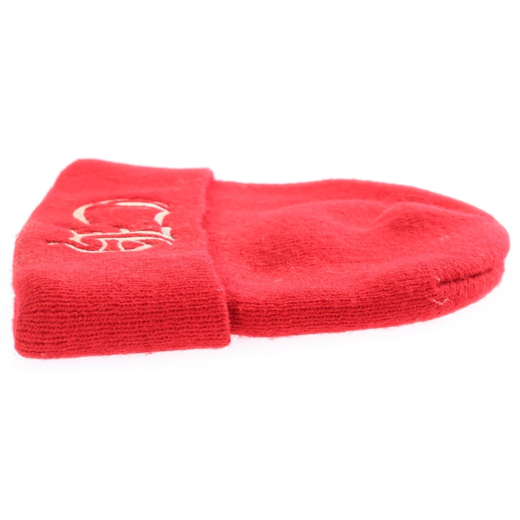 CHROME HEARTS(クロムハーツ) OLD ACRYL WATCH CAP オールド CHロゴ刺繍アクリルニットビーニー 帽子 レッド