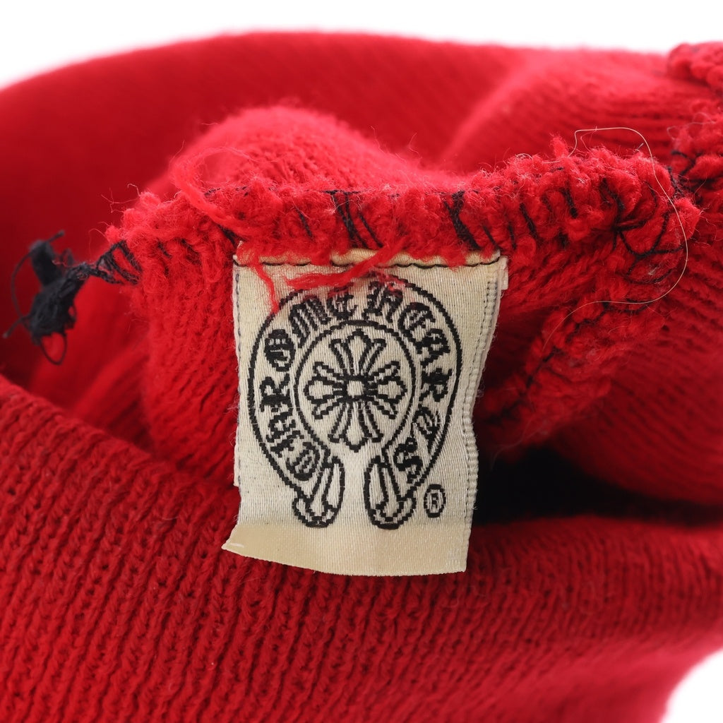 CHROME HEARTS(クロムハーツ) OLD ACRYL WATCH CAP オールド CHロゴ刺繍アクリルニットビーニー 帽子 レッド