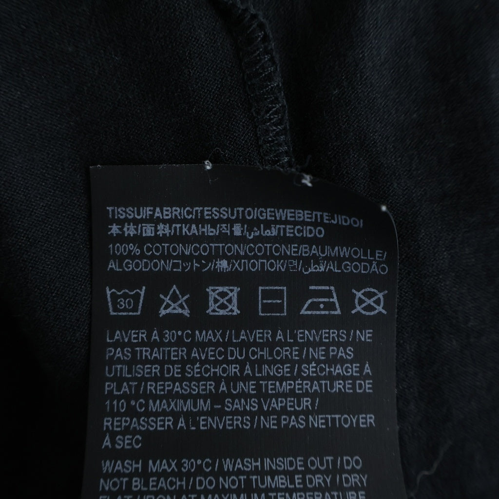 SAINT LAURENT PARIS(サンローランパリ) 21SS Small Logo Print Tee スモールロゴ プリント クルーネック半袖Tシャツカットソー ブラック 464572