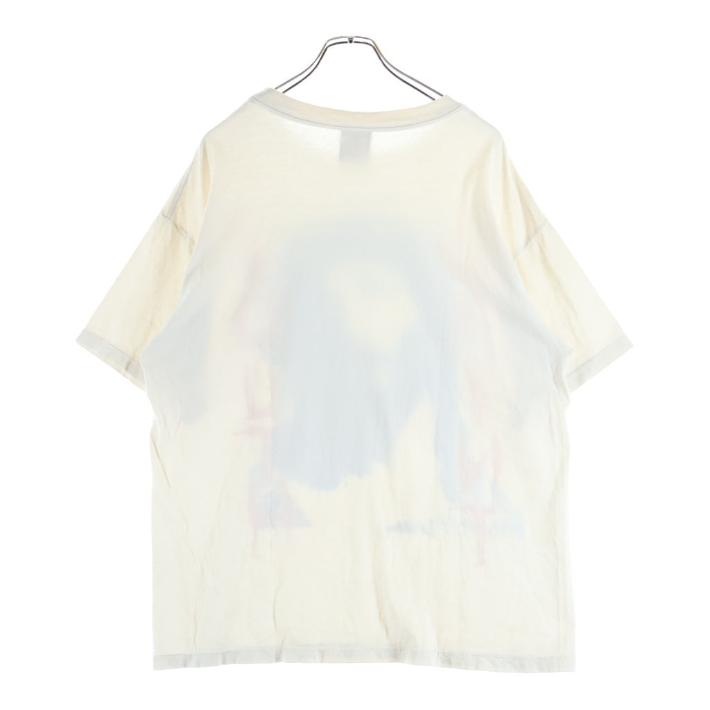 SAINT MICHAEL(セントマイケル) 23SS SS TEE SAINT YOUTH フロントプリントクルーネック半袖Tシャツカットソー ホワイト SM-S23-0000-015
