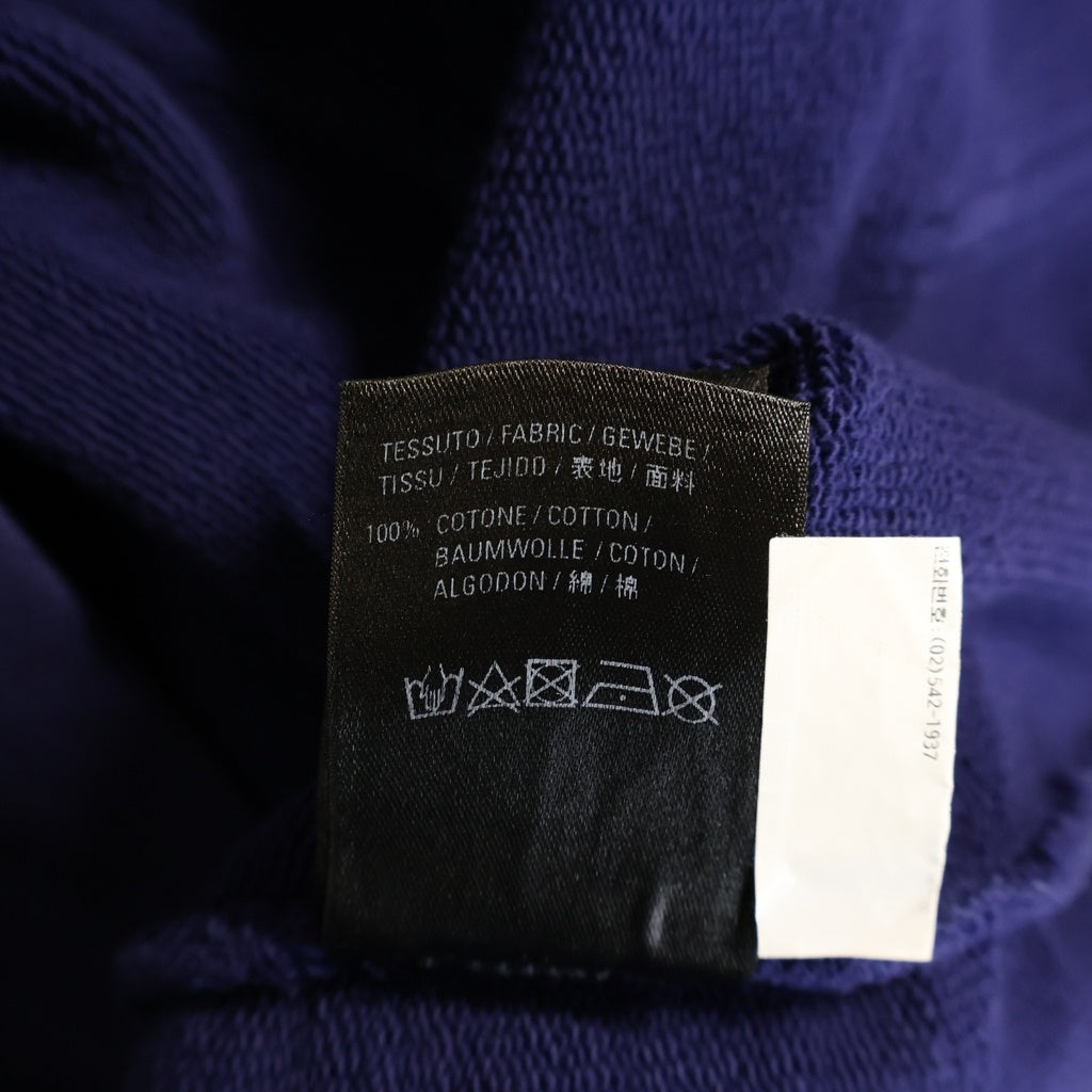 BALENCIAGA(バレンシアガ) バックロゴプリント プルオーバーパーカーフーディー ネイビー 600583 TIV84