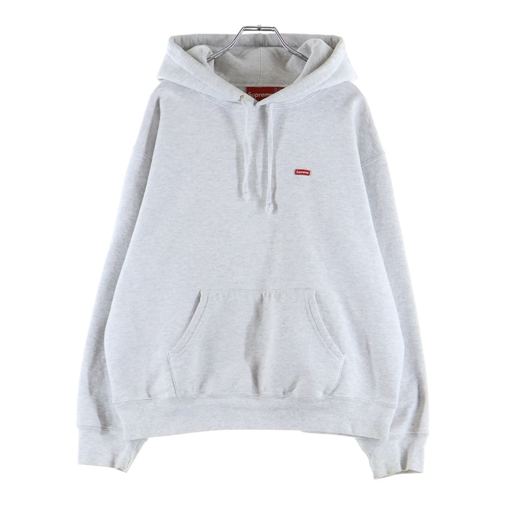 SUPREME(シュプリーム) Small Box Hooded Sweatshirt スモールボックスロゴ プルオーバーパーカーフーディー グレー