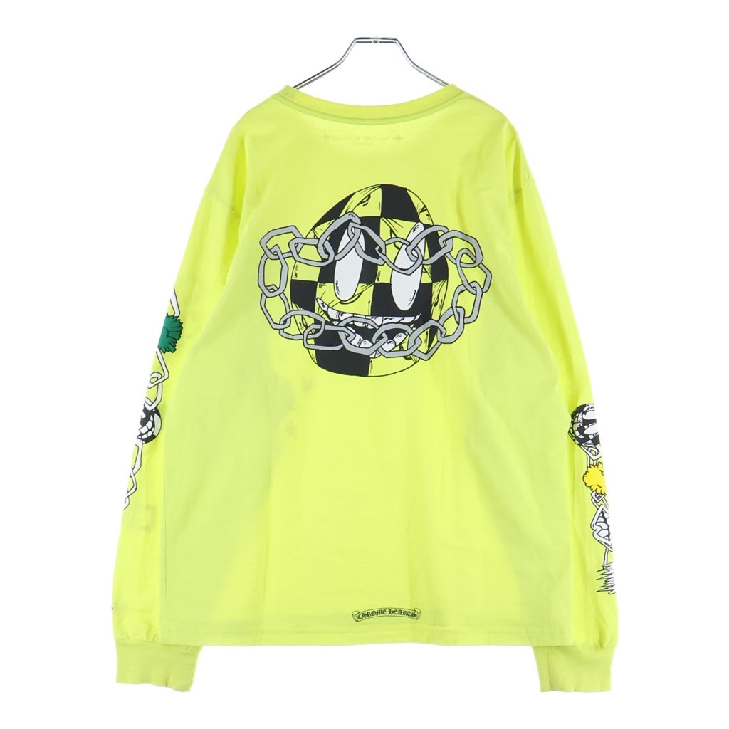CHROME HEARTS(クロムハーツ) ×MATTY BOY PPO CHAIN GAME L/S T-SHIRT マッティボーイ チェーンゲーム 長袖Tシャツ ロンT イエロー